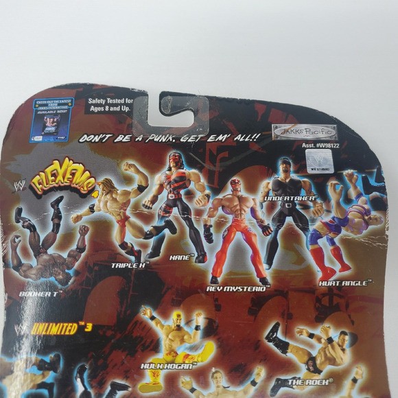WWE Triple H NEW Flex’ems Jakks Pacific World Wrestling 2003 Action Figure - Picture 7 of 12